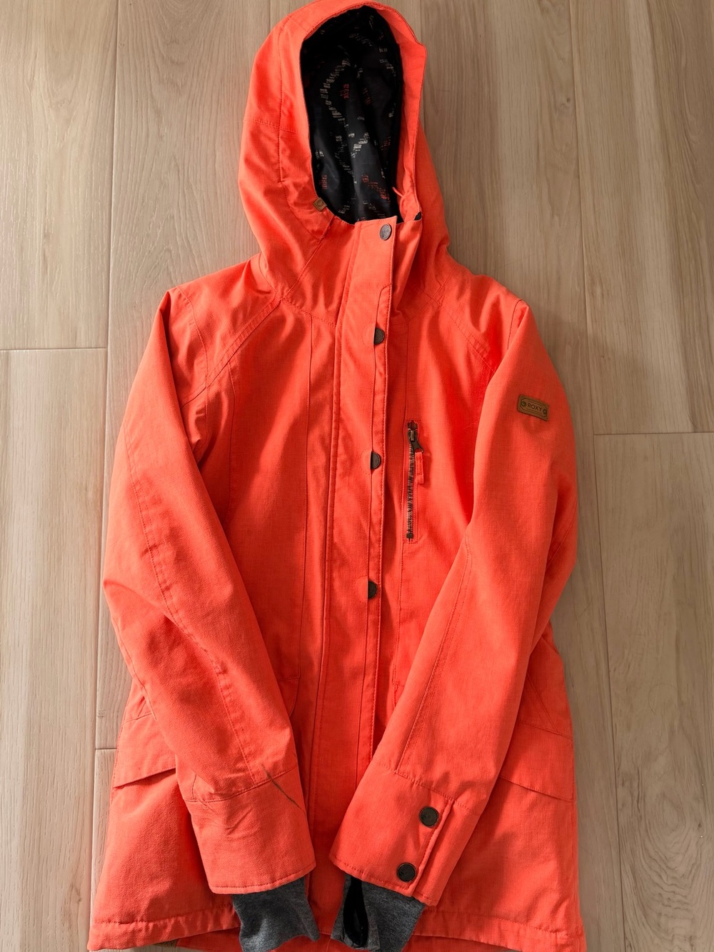 ROXY Andie DryFlight Ski Snowboard Jacket Insulated Orange - Size XS